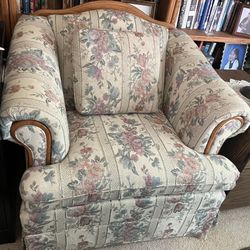 Used, Sturdy Loveseat & Chair