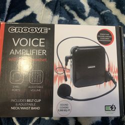 New Groove Voice Amplifier Wired Headset 