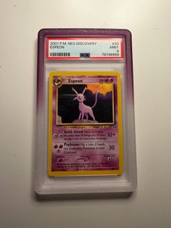 2001 Espeon Neo Discovery PSA 9