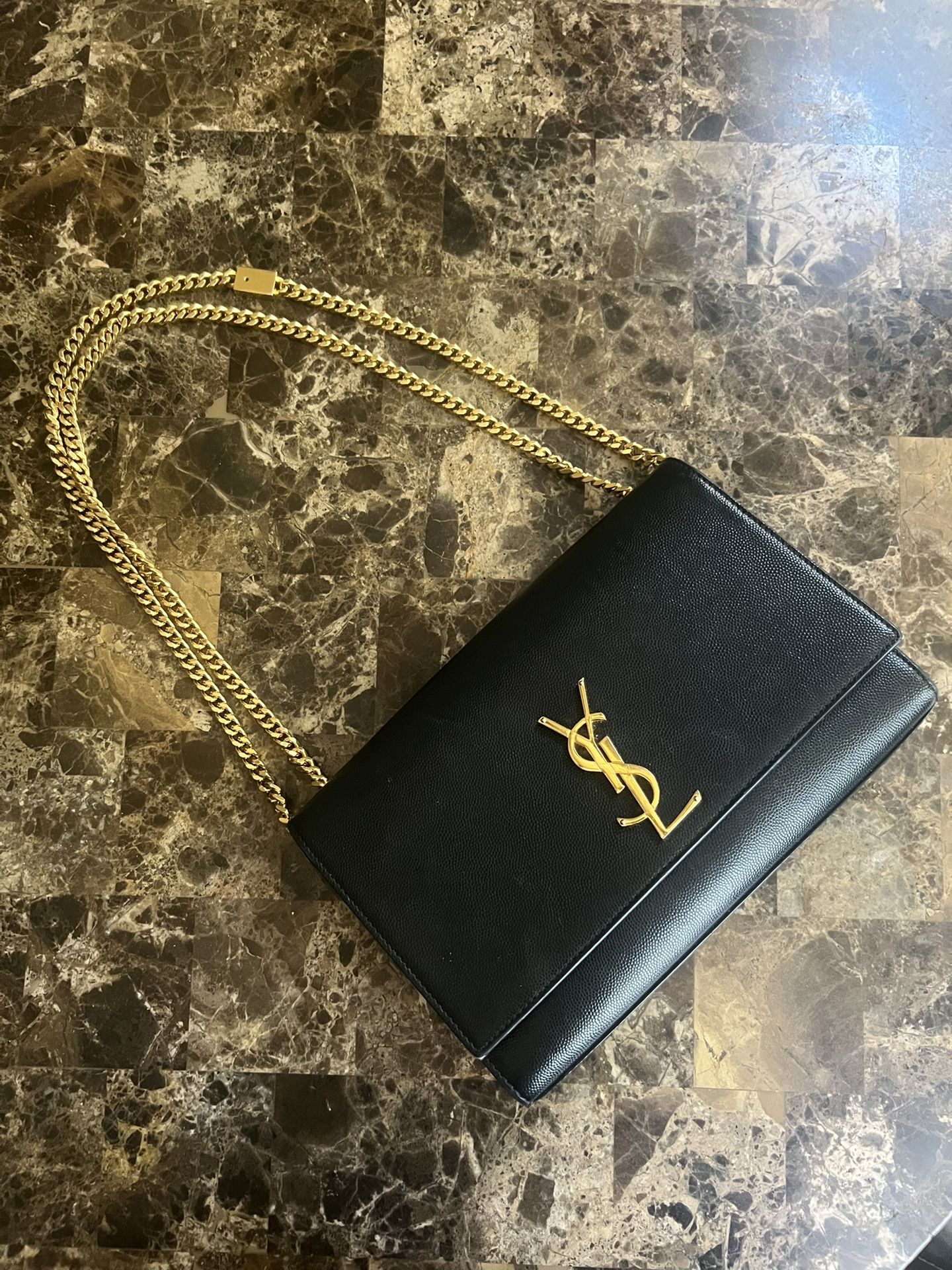 Yves Saint Laurent Gold chain shoulder Bag