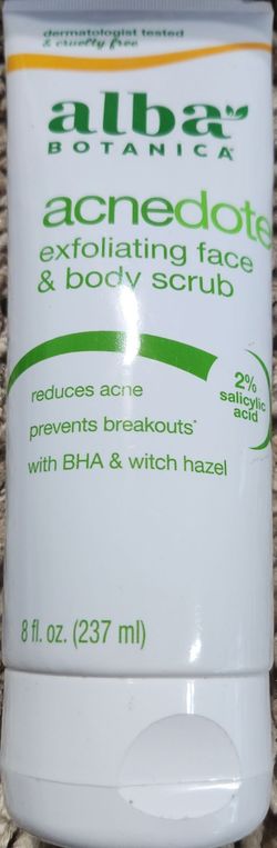 Alba botanica face and body scrub