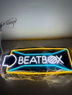 Beatbox LED sign 23.5”x10.5”