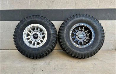 HUGE-Sale. On Dirtylife 15x7 4x137 Beadlock wheels & 30x10-15 tires for CAN AM & HONDA UTV SXS (We Finance)