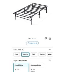 Almost New Twin Xl Bed Frame, Used For 2 Days For Guest.