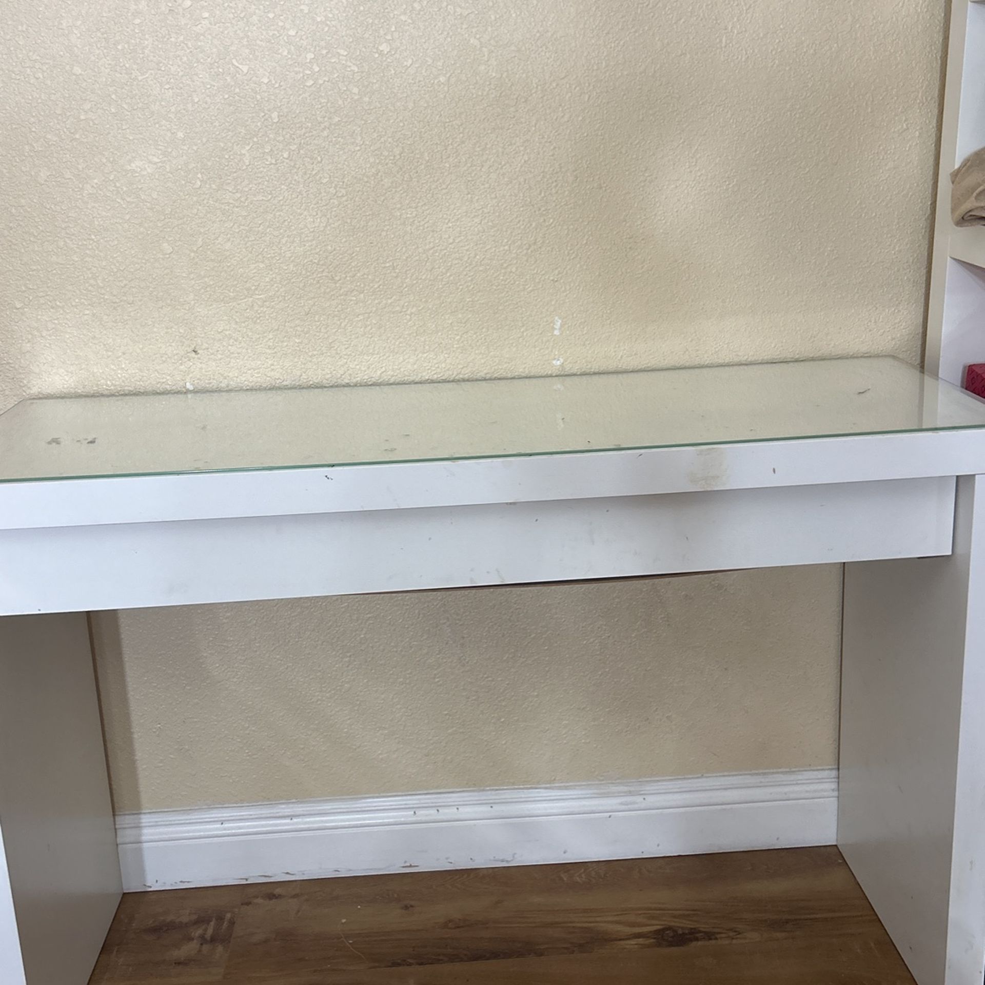 IKEA Glass Top Desk