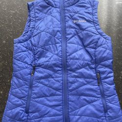 Columbia Puffer Omni Shield Vest Women’s Size Small - Blue