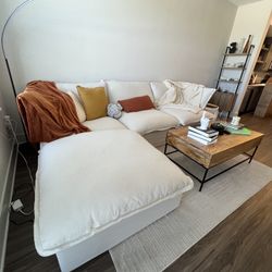 Beige Cloud Sectional (Brand New)