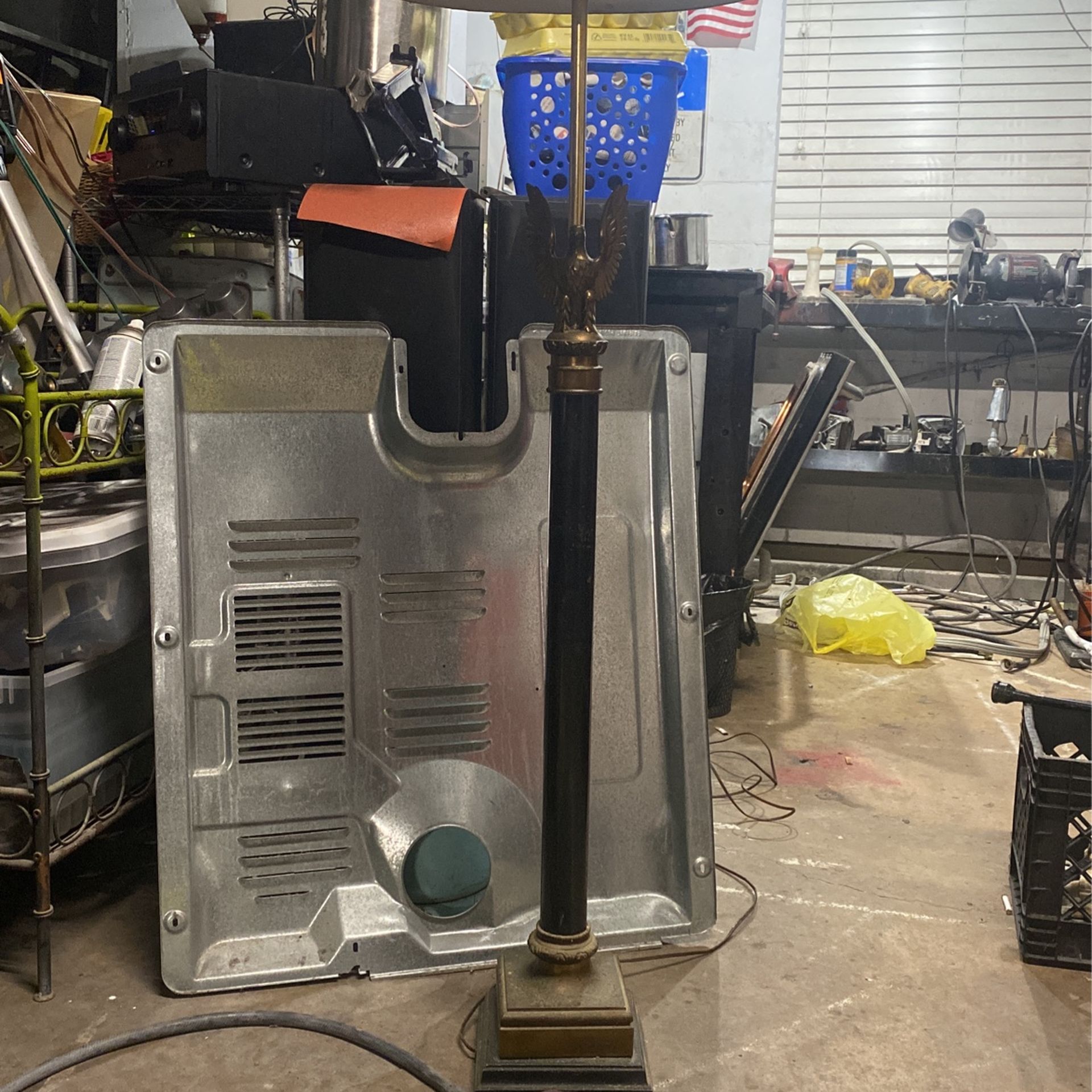 4ft . Antique Eagle Floor Lamp