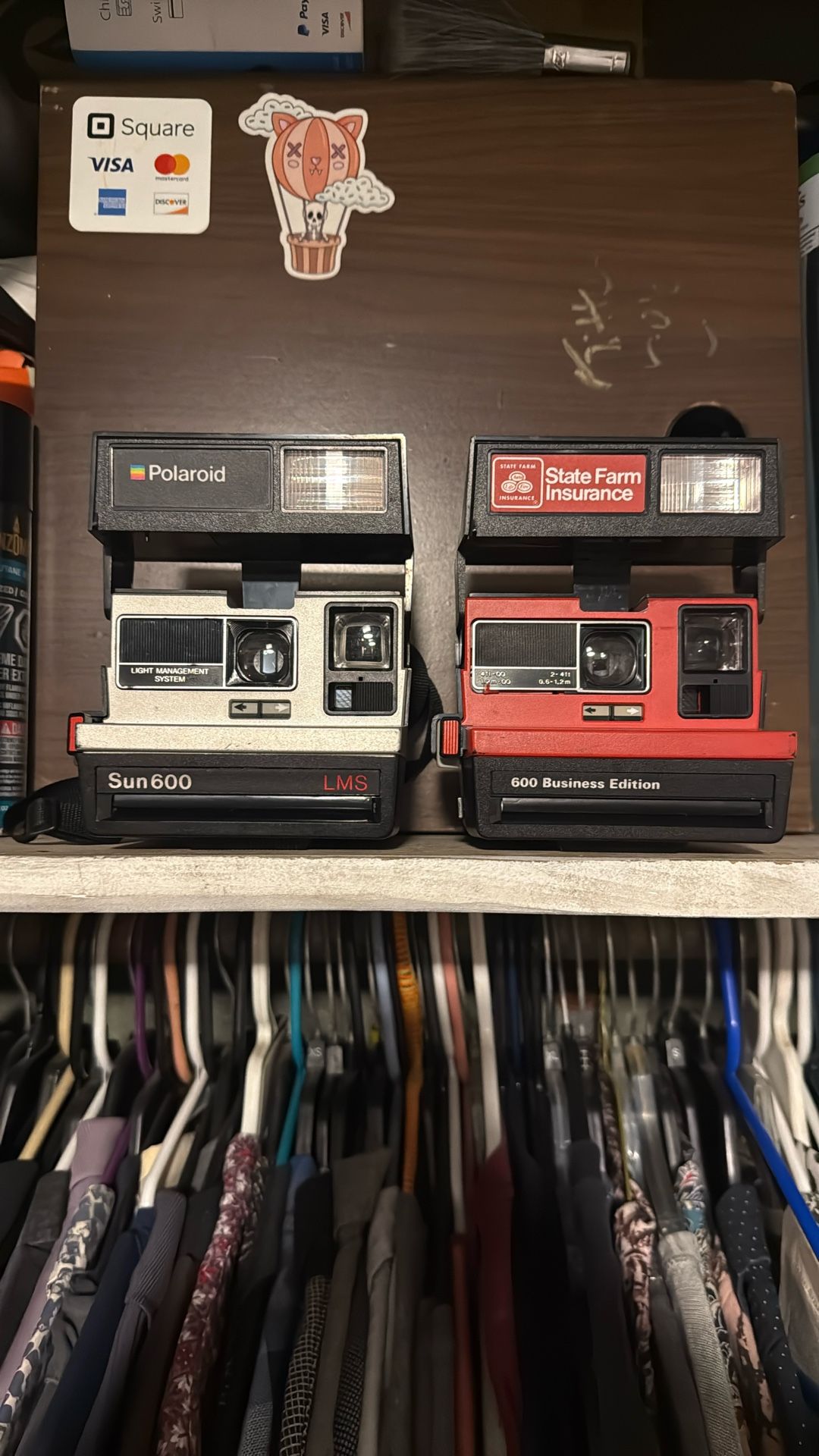 Vintage Polaroid Cameras