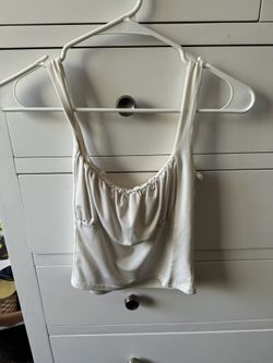 White Cropped Blouse