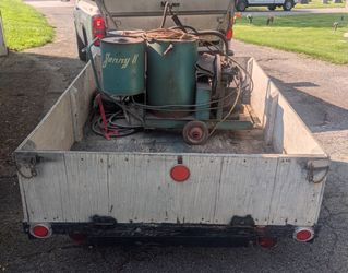 Vintage Steam Jenny II Steam Cleaner Pressure Washer and Trailer
