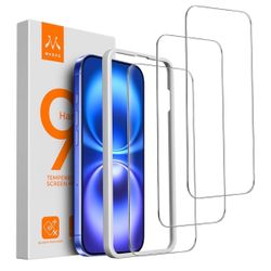 3 Pack Screen Protector for iPhone 16 / iPhone 15 6.1