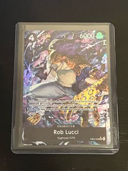Rob Lucci EB04-048 OP15 Alternate Art Adventure on Kami's Island One Piece