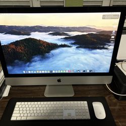 Apple iMac 27” 5K (2019)-40 GB Ram/2TB Storage/Radeon 580x 8GB. Keyboard And Mouse