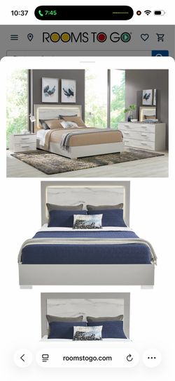 Rooms to go Queen set