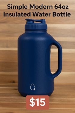 Simple Modern 64oz Insulated Water Bottle – Brand New

