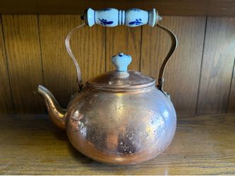 Vintage copper kettle