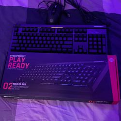 Cyber power RGB mouse and keyboard