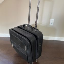 Leather Laptop Bag With Wheels