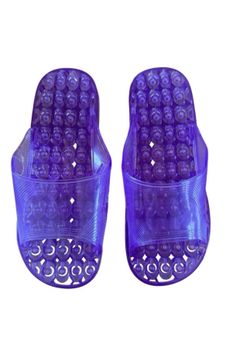 Y2K MASSAGE SANDALS size 4/5 women purple NWOT Movie and TV Show Clothes #suction cups
