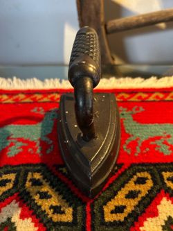 Plancha Carbón Antigua Cash Iron Madera