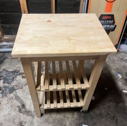 IKEA WOODEN COFFEE TABLE