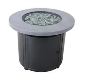 Garden Treasures 32-in W 55000.0 Maximum BTUs Steel Round Liquid propane Standard