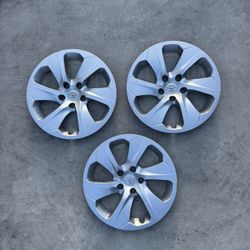 Set Of 3 OEM Toyota Rav4 2019-2025 Silver Hubcaps