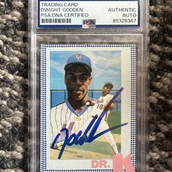 Dwight Gooden PSA Auto $60
