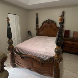 Juego De Cuarto Con Butaca Y Ottoman Incluida Michael Amini