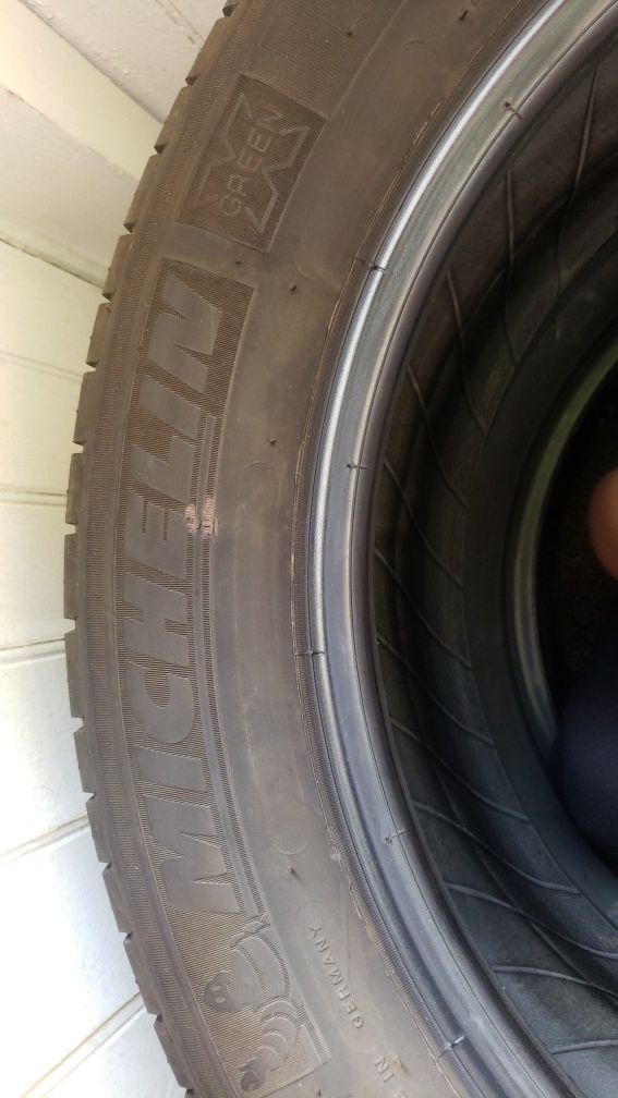 1 used Michelin tire with half tread available 235/50/17