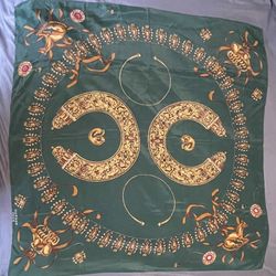 Hermes Paris 100% Silk Scarf