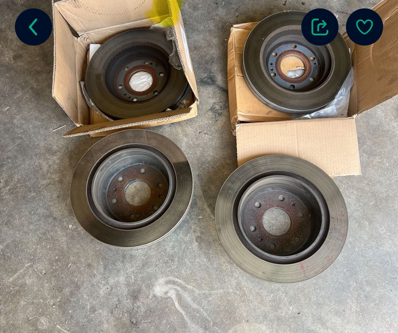 2014 Chevy Silverado Brake Rotors