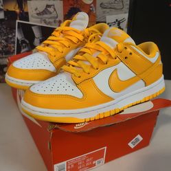 Authenticity Guarantee
Nike Womens Dunk Low 'Laser Orange' Leather Shoes Sneaker DD(contact info removed) Size 5.5