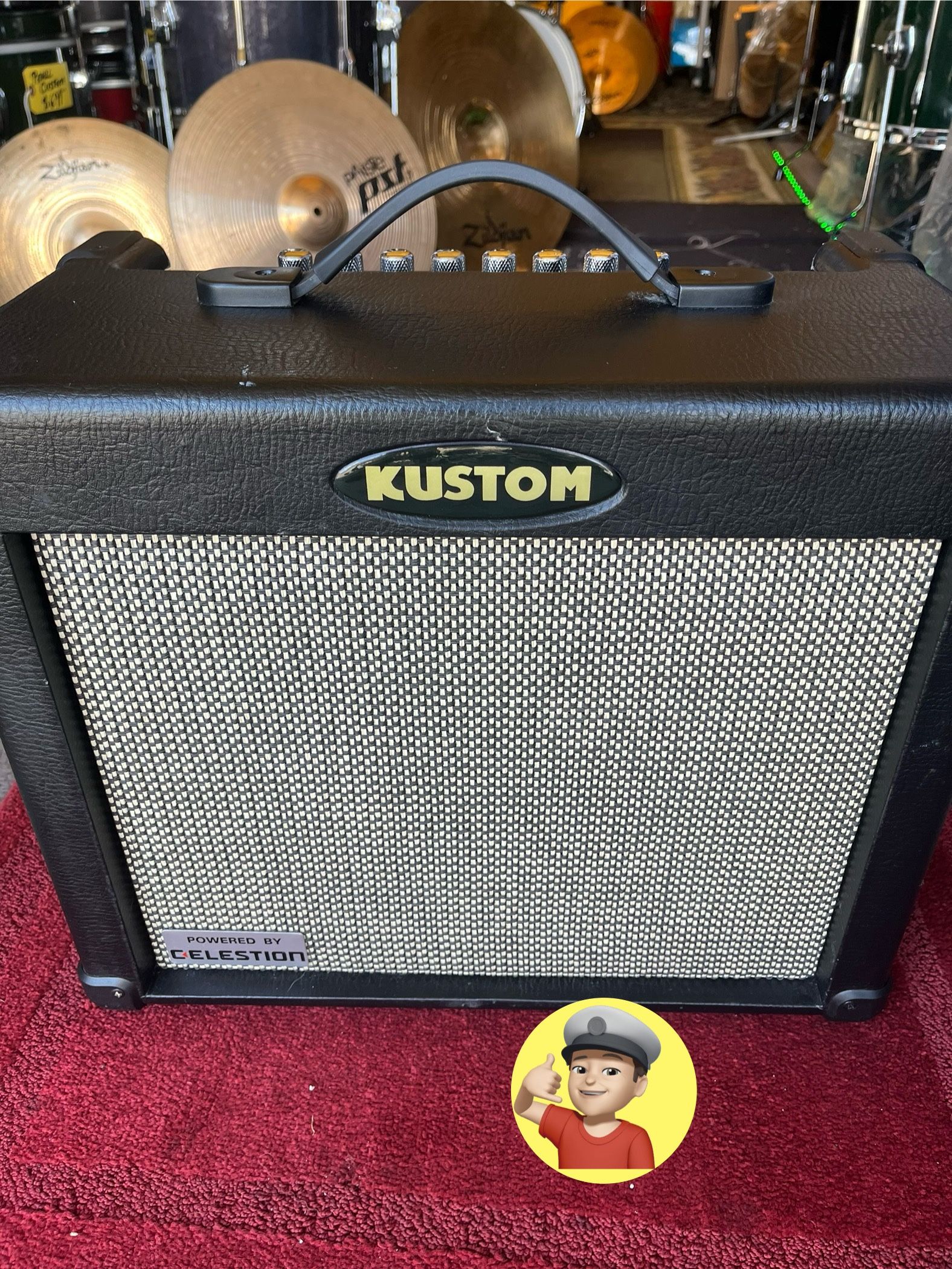 π₯ Kustom 30RC Amplifier 2-Channel Drum set Guitar