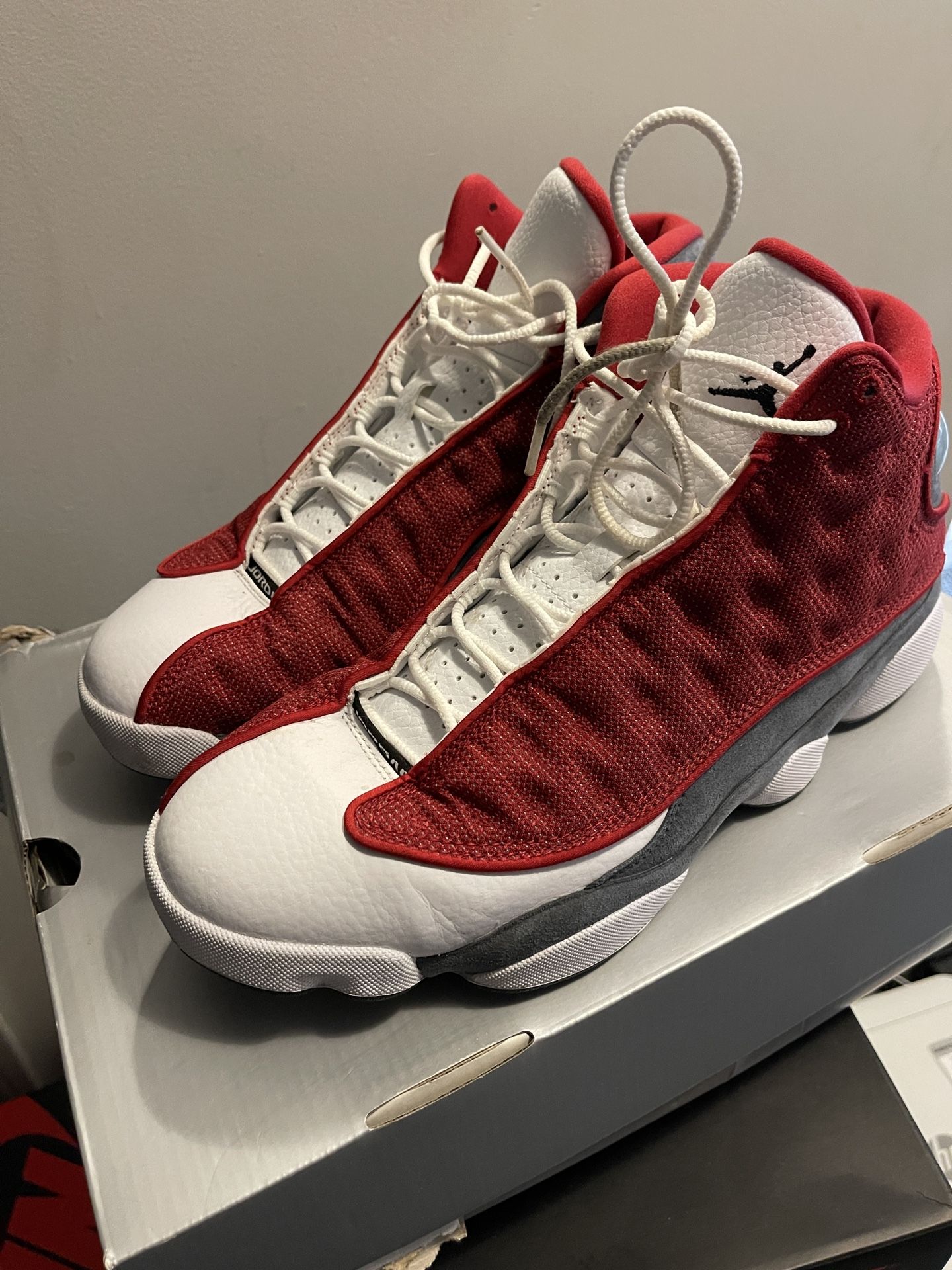 Red Flint Grey 13’s