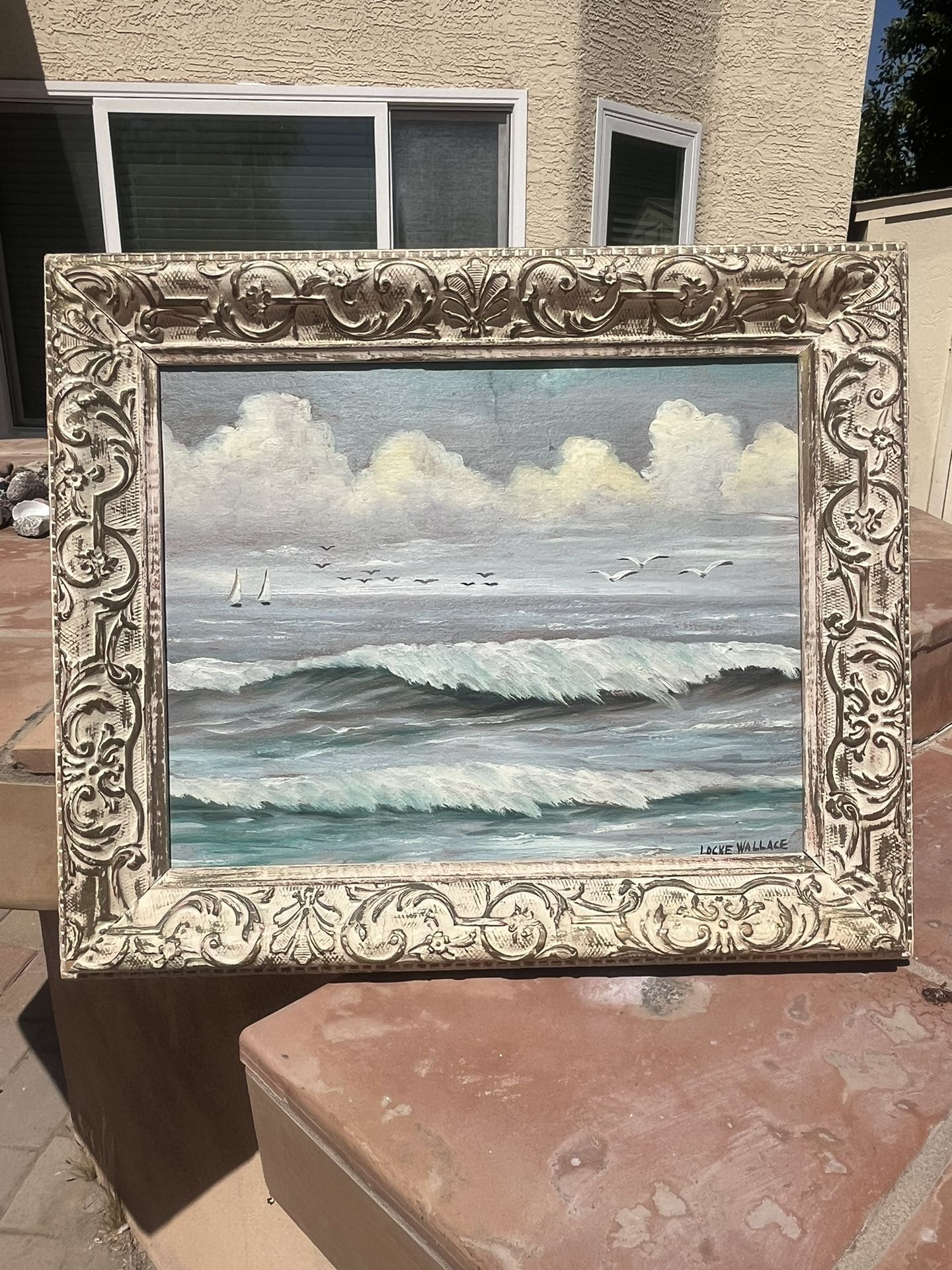 Seascape Painting Locke Wallace