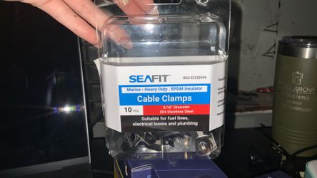 SEAFIT.  CABLE CLAMPS 10 PCS.