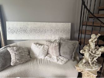 Large minimalist canvas artwork