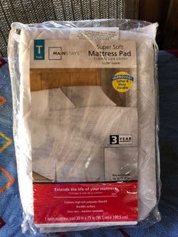 Super soft mattress pad Twin