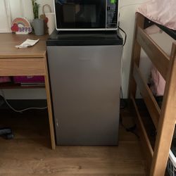 Mini Fridge And Microwave