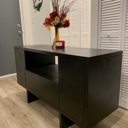 TV stand/unit (Black Cabinet) $OBO
