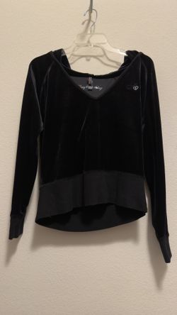 Sexy By VS Black Velvet sweater