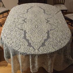 Beautiful Crochet  Table Cloth