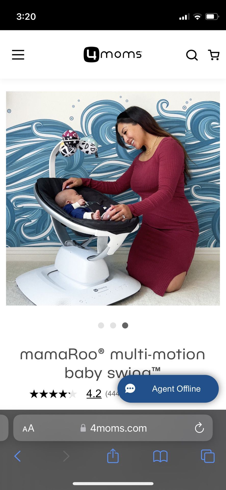 Mamaroo Baby Swing