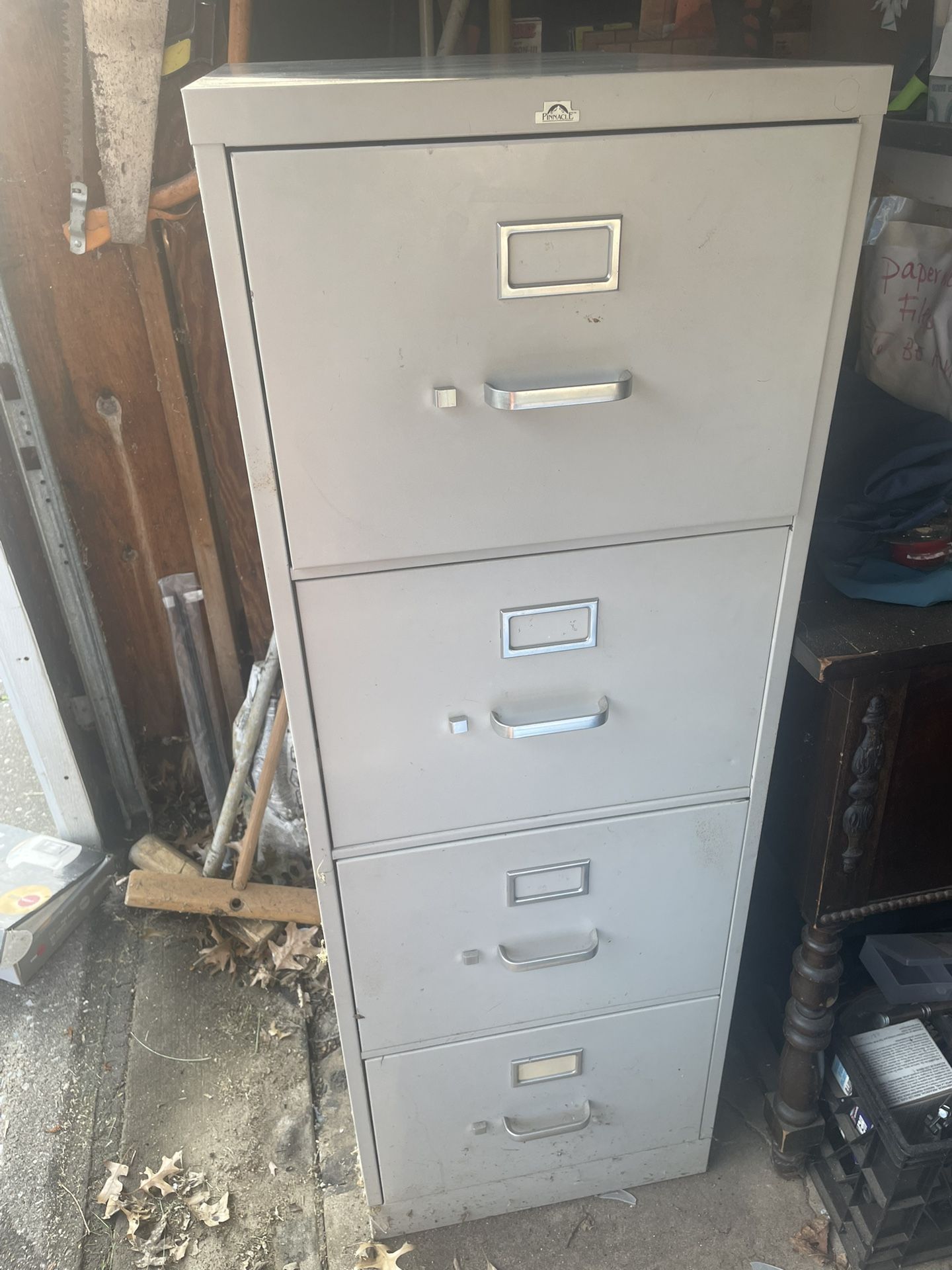 Metal File Cabinet Pinnacle 4 Drawers