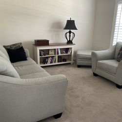Super Comfy Sleeper Sofa & Oversized Armchair And Ottoman