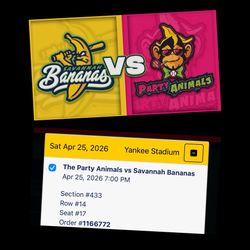 Savanna Bananas Vs Party Animals