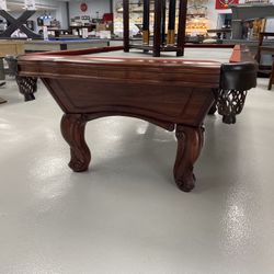Teak Pool Table 