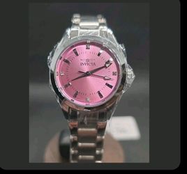 70245 Invicta Celestial Women’s Watch - 21mm Pink Dial, Silver Steel Bracelet